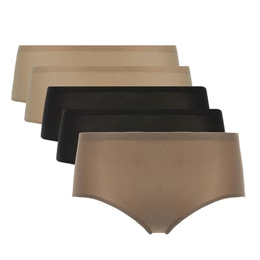 Chantelle SOFTSTRETCH, Shorty (Pack X5), Unnsichtbare Unterwäsche für Dame, Einheitsgröße von bis (EU), Mehrfarbig, Einheitsgröße im Sale